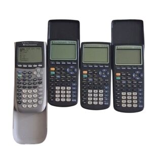 TI Graphing Calculators Bundle - Black and Gray